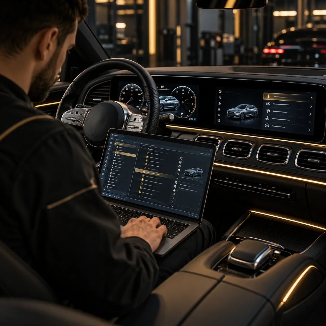 Активация функций автомобиля