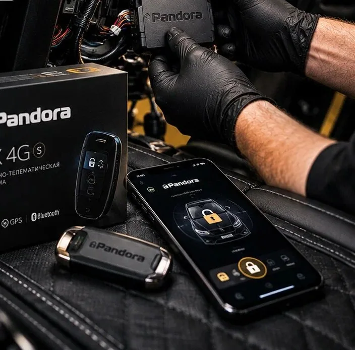 Установка сигнализации Pandora